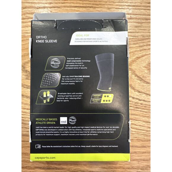 CEP ortho Knee Sleeve Unisex Size I Compression Sport NIB - Picture 3 of 7